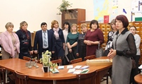 Бібліотеку відвідали керівники навчально-освітніх закладів Красилівського району