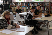 Заняття з німецької мови для початківців з волонтеркою Софією Волошиною